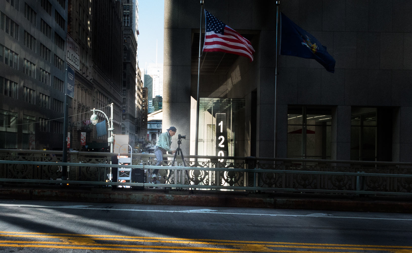 Architectural photographer Salem Krieger photographing Grand Central Terminal New York City.