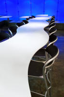 Whole Foods Market at 59th St., NYC resin table by Rosanne Percivalle at 2D3D Design  - ©2025 Salem Krieger All Rights Reserved NYC Photographer
