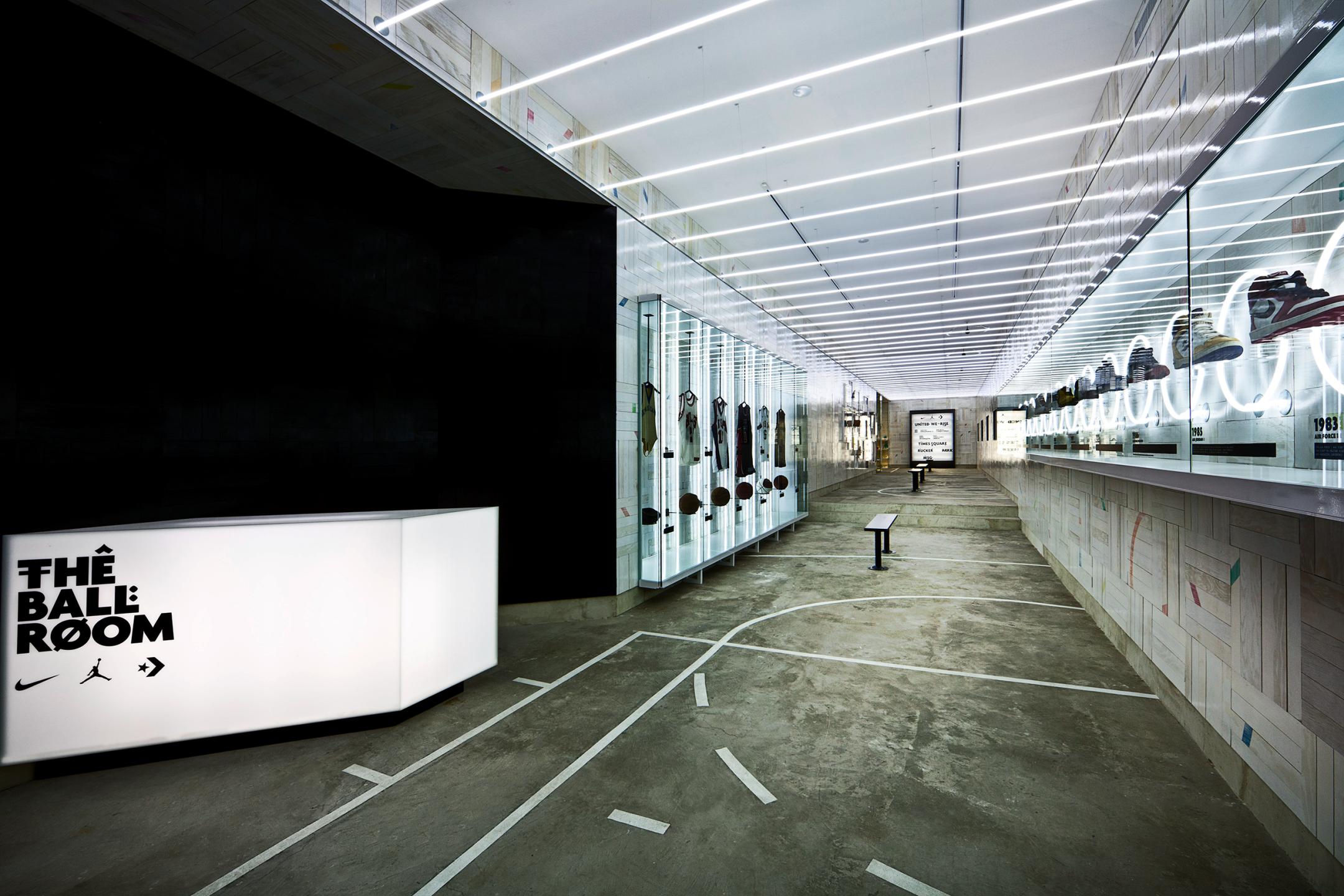 NIKE BALLROOM  store in Harlem, NYC : NIKE : New York NY Architectural Photographer | Interior and Exterior