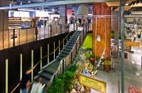 Whole Foods Market located on Houston St., NYC with interior design by SBLM in NYC and Bottinogrund in Austin, Texas. Client requested wide view and to have people interacting in the space. - ©2025 Salem Krieger All Rights Reserved NYC Photographer