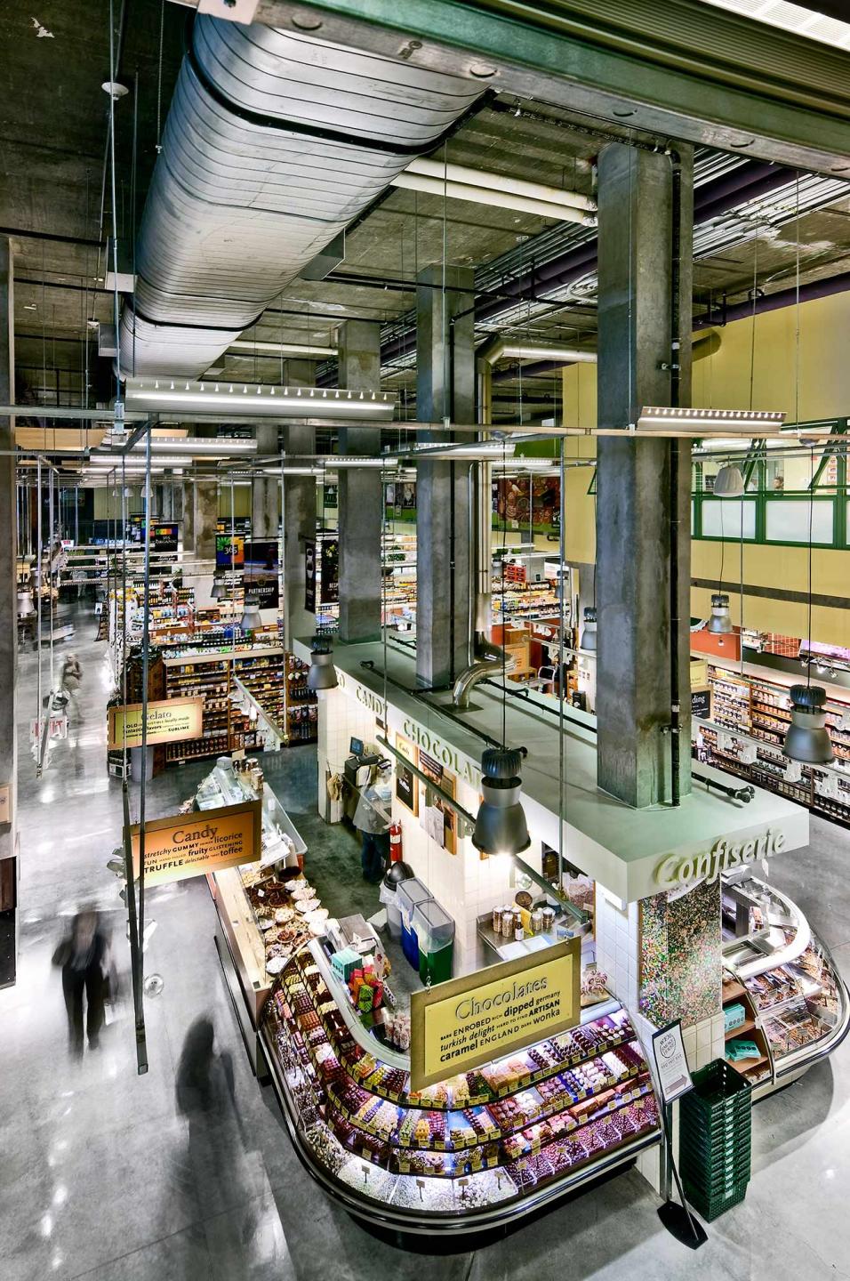 Interior and exterior architectural photography for the retail supermarket Whole Foods Market in New York City and London, England : IMAGES-Keywording : New York NY Architectural Photographer | Interior and Exterior