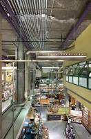 Whole Foods Market located on Houston St., NYC with interior design by SBLM in NYC and Bottinogrund in Austin, Texas.  Client requested to see conduit piping in a wide angle view. - ©2025 Salem Krieger All Rights Reserved NYC Photographer