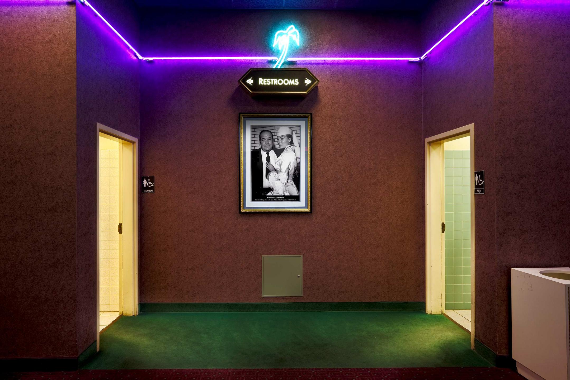Las Vegas retro looking washroom  : Miscellanous Projects : New York NY Architectural Photographer | Interior and Exterior