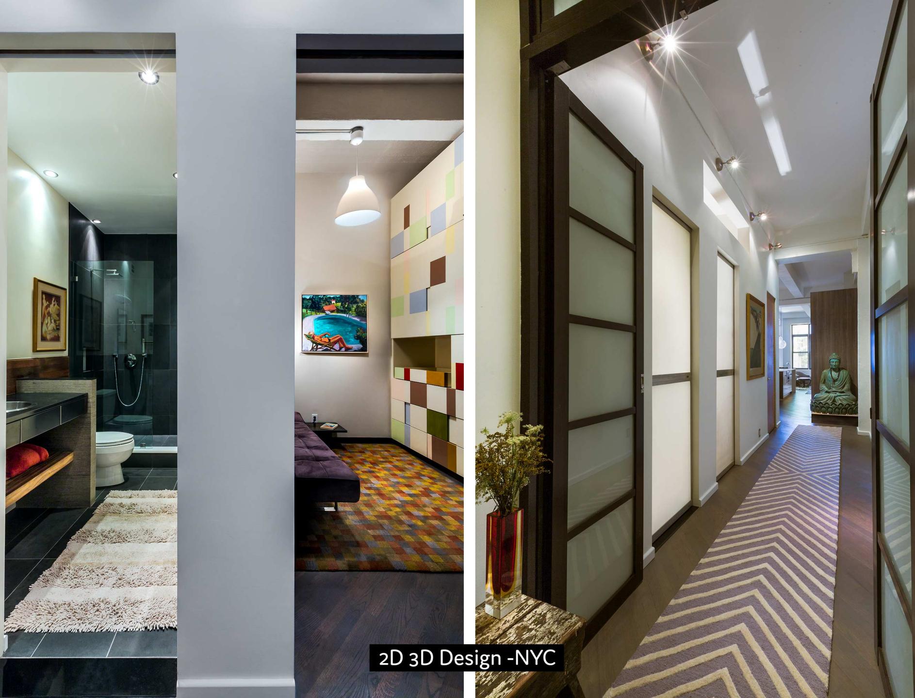 Interior designed by 2D 3D Design - loft NYC : Miscellanous Projects : New York NY Architectural Photographer | Interior and Exterior