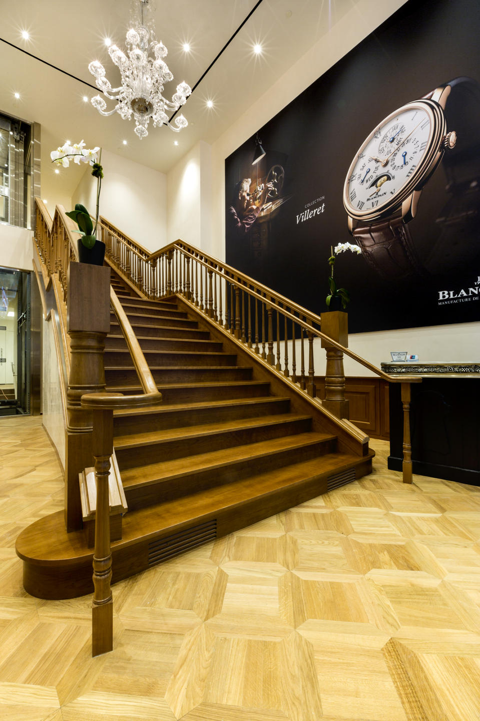 Blancpain Watches interior and exterior architectural photographs of the retail store on Fifth Avenue New York City : IMAGES-Keywording : New York NY Architectural Photographer | Interior and Exterior