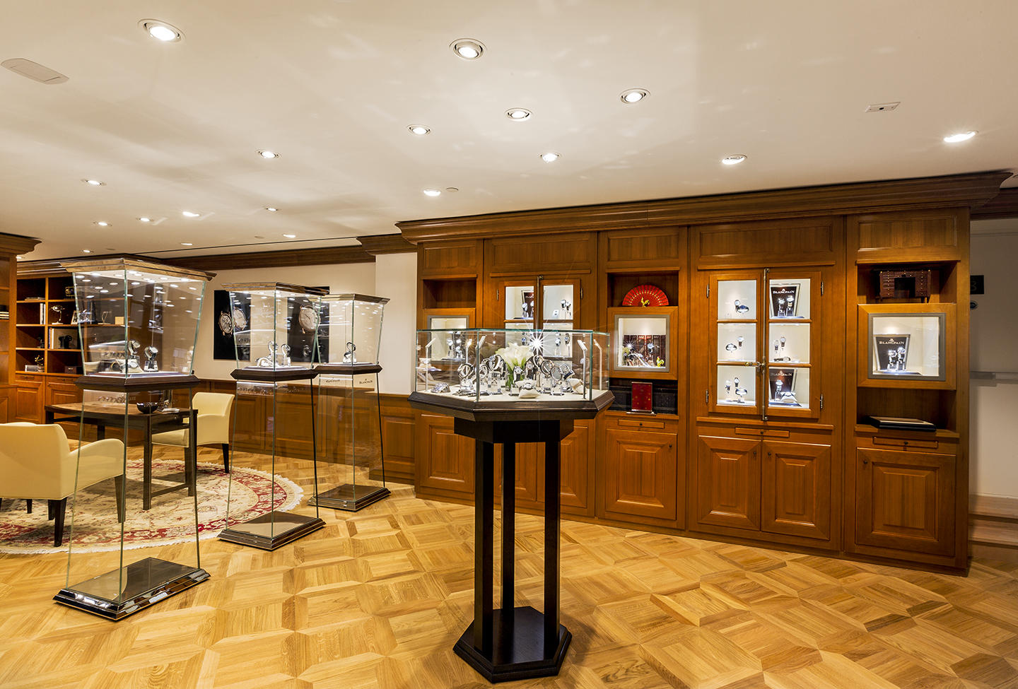 Blancpain Watches retail store on 5th Avenue NYC for the Swatchgroup, Inc. : Blancpain Watches NYC : New York NY Architectural Photographer | Interior and Exterior