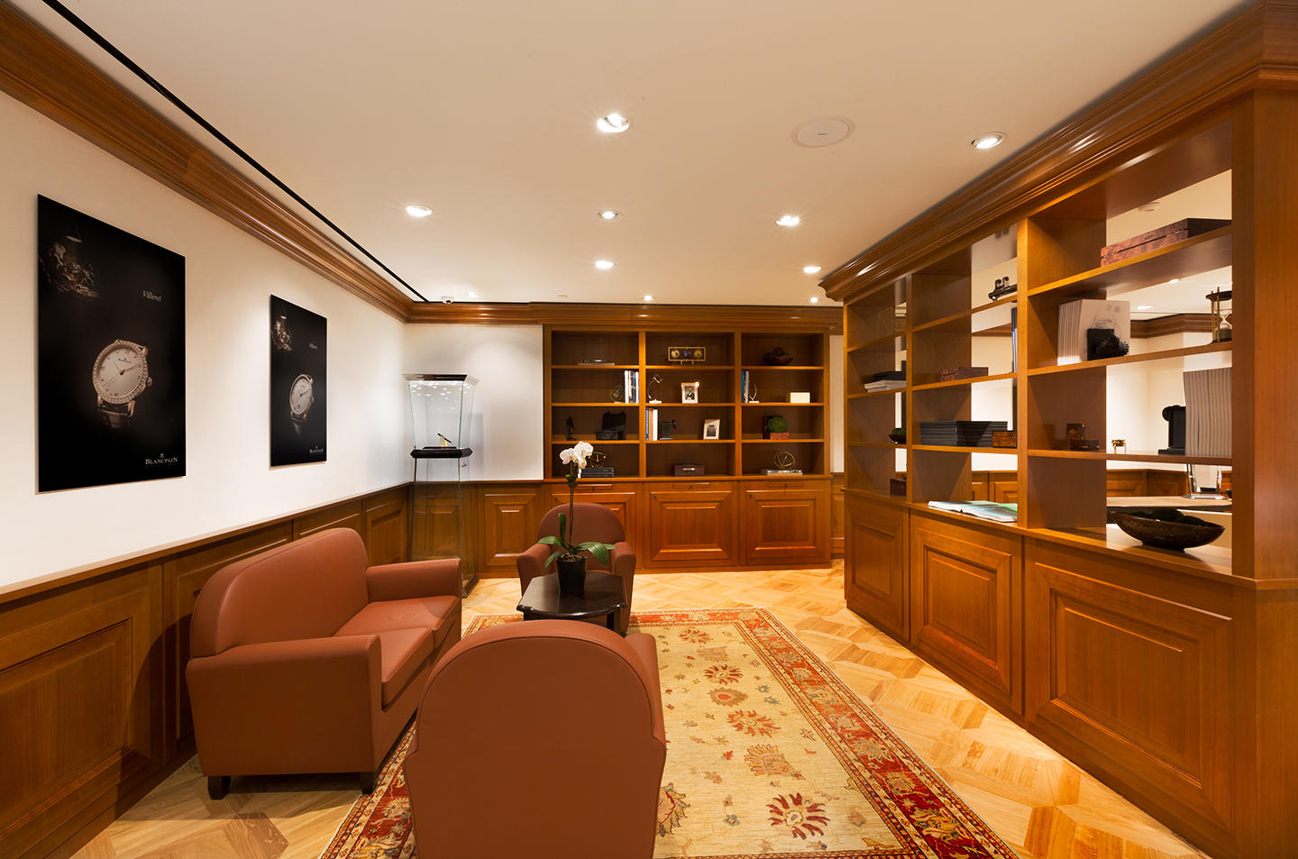 Blancpain retail store on Fifth Avenue New York City for the Swatch Group : IMAGES-Keywording : New York NY Architectural Photographer | Interior and Exterior