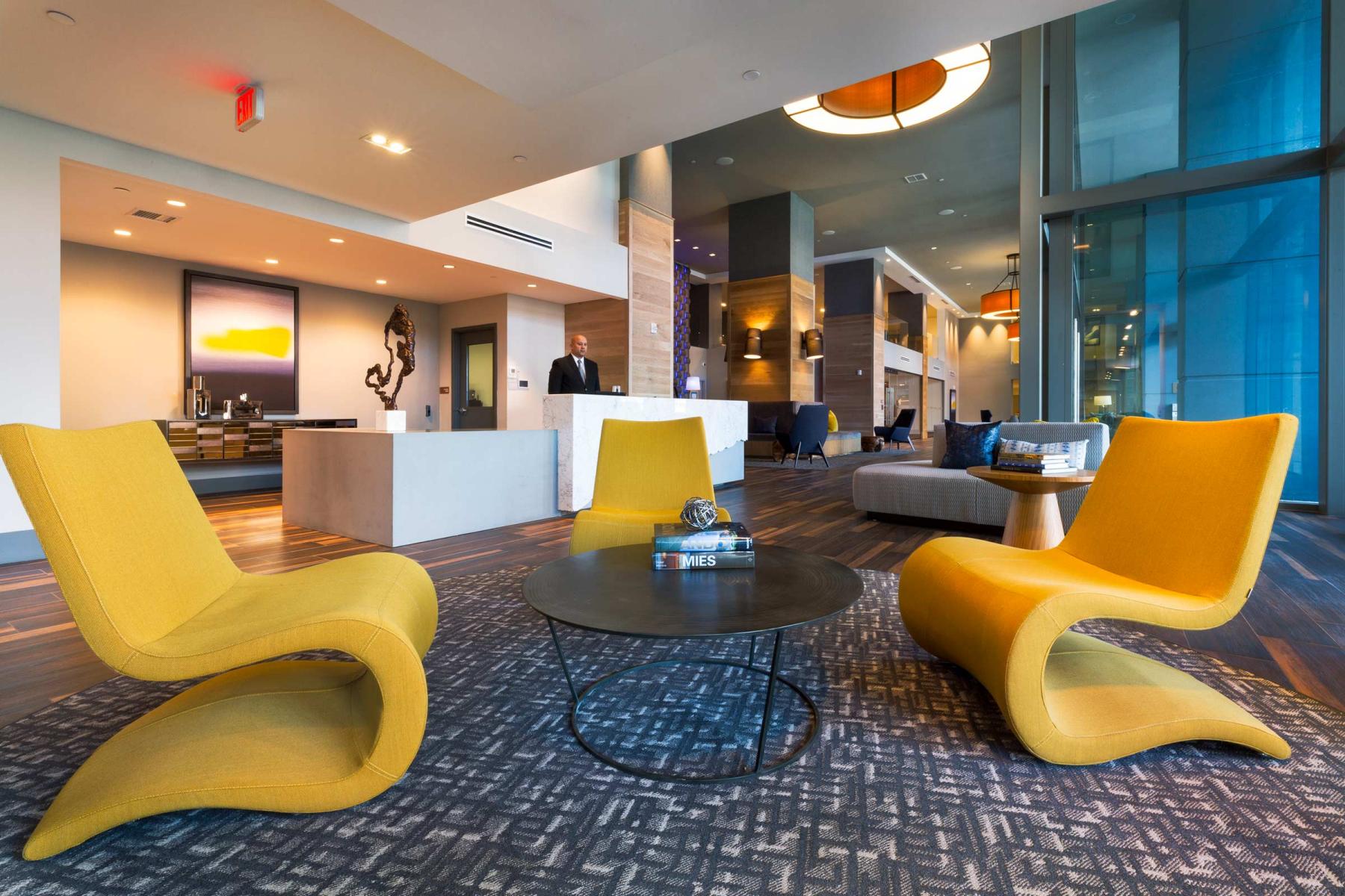 Soho Lofts - lounge area.  : Soho Lofts : New York NY Architectural Photographer | Interior and Exterior Photography