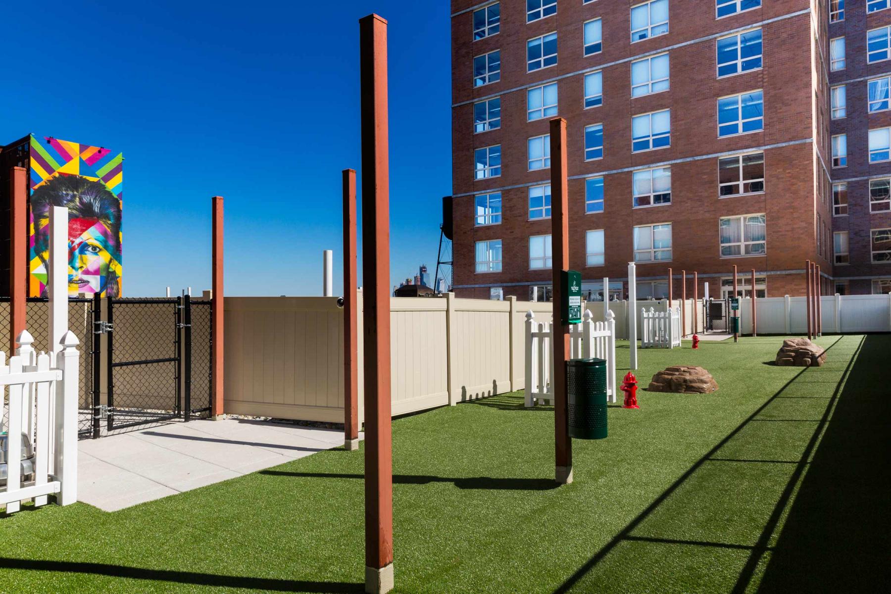 Soho Lofts - outdoors dog run : Soho Lofts : New York NY Architectural Photographer | Interior and Exterior Photography