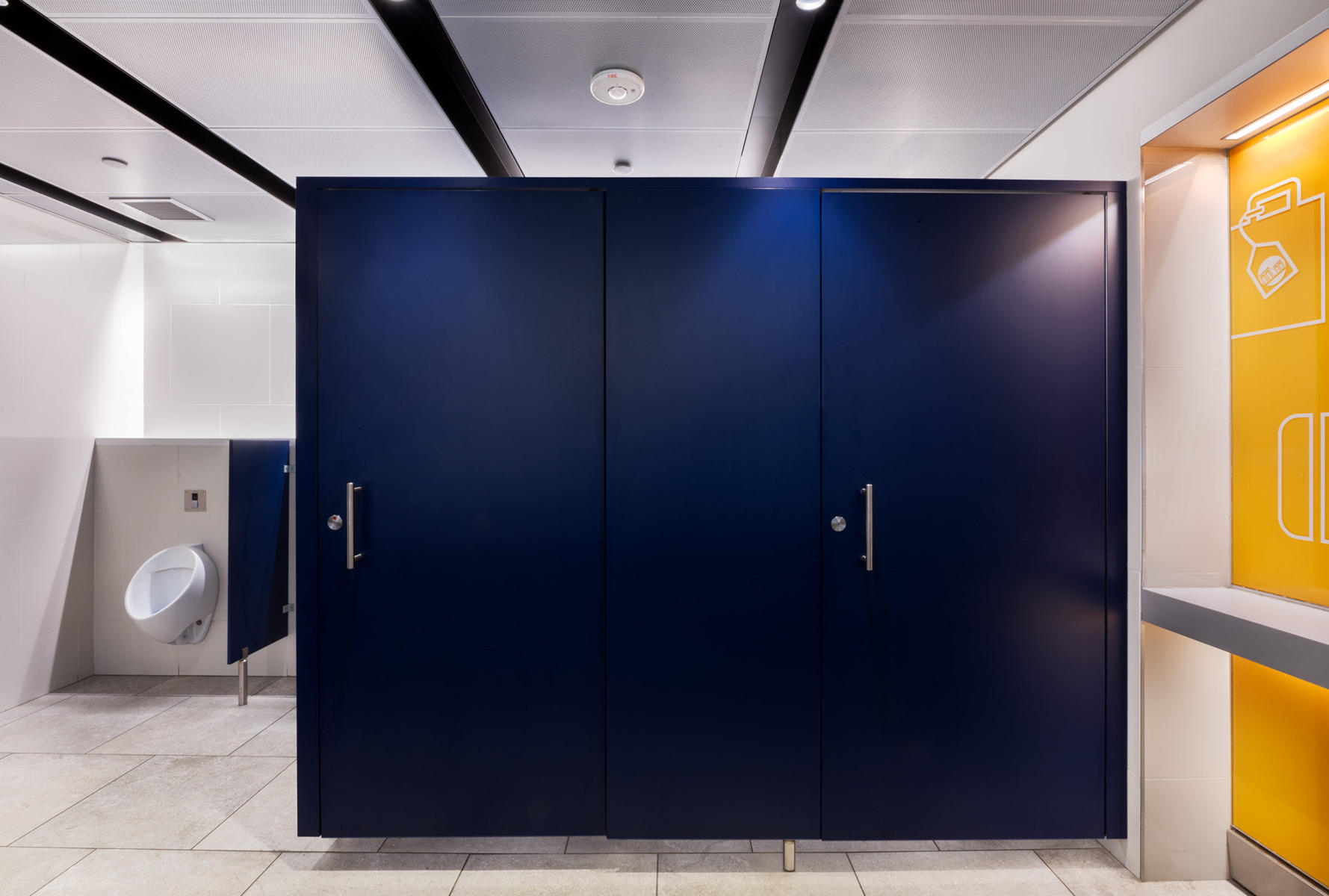 JFK Jamaica Airtrain Station - restroom interior. : Port Authority NYNJ : New York NY Architectural Photographer | Interior and Exterior Photography