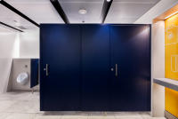 JFK Jamaica Airtrain Station - restroom interior. - ©2025 Salem Krieger All Rights Reserved NYC Photographer