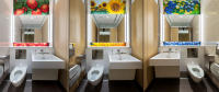 All Gender Restrooms - each stall has a unique set of artwork - ©2025 Salem Krieger All Rights Reserved NYC Photographer