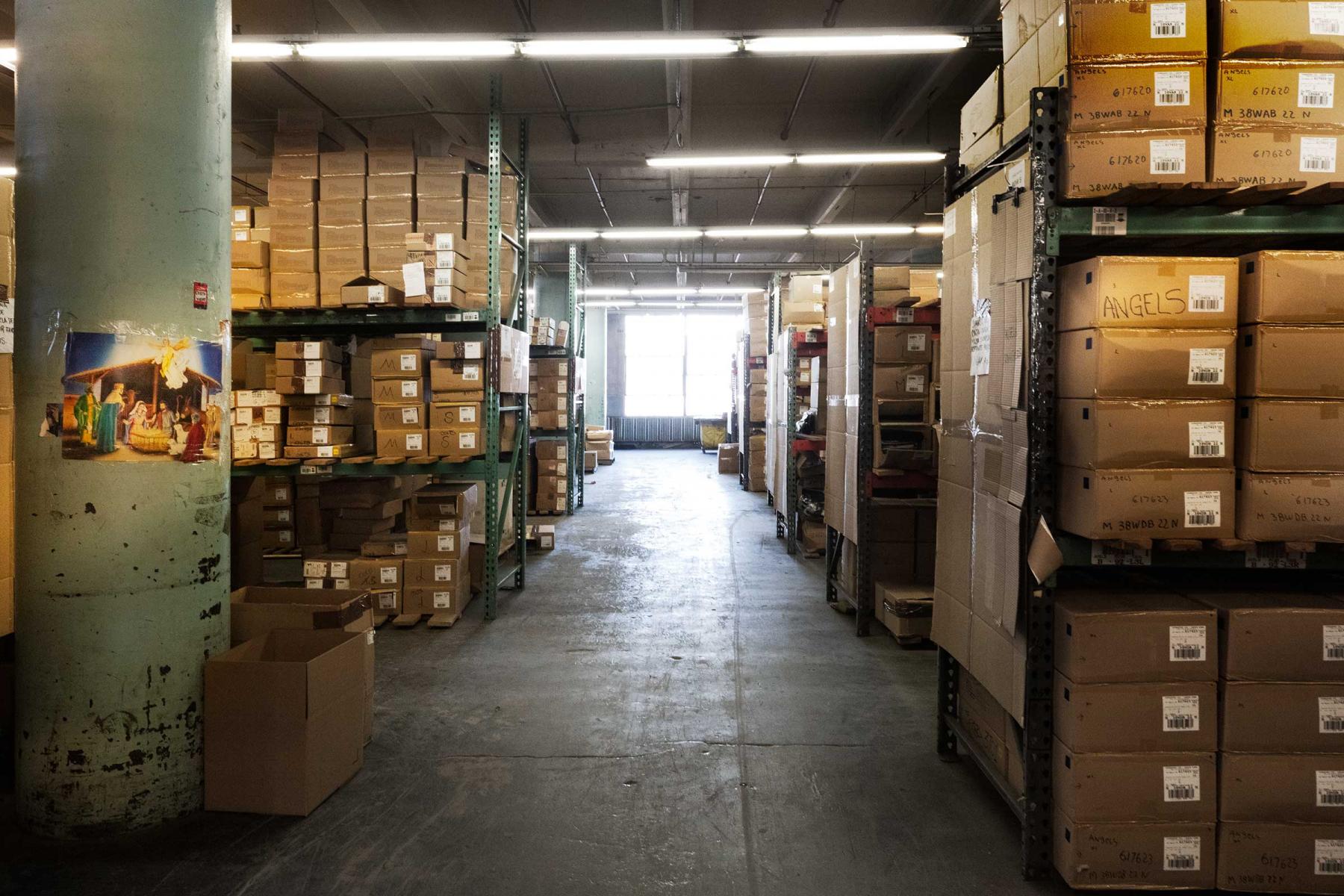 STATCO storage.  Shortly after this photograph was taken, the facility was emptied and ready for renovation. : Emerson Radio Renovation : New York NY Architectural Photographer | Interior and Exterior