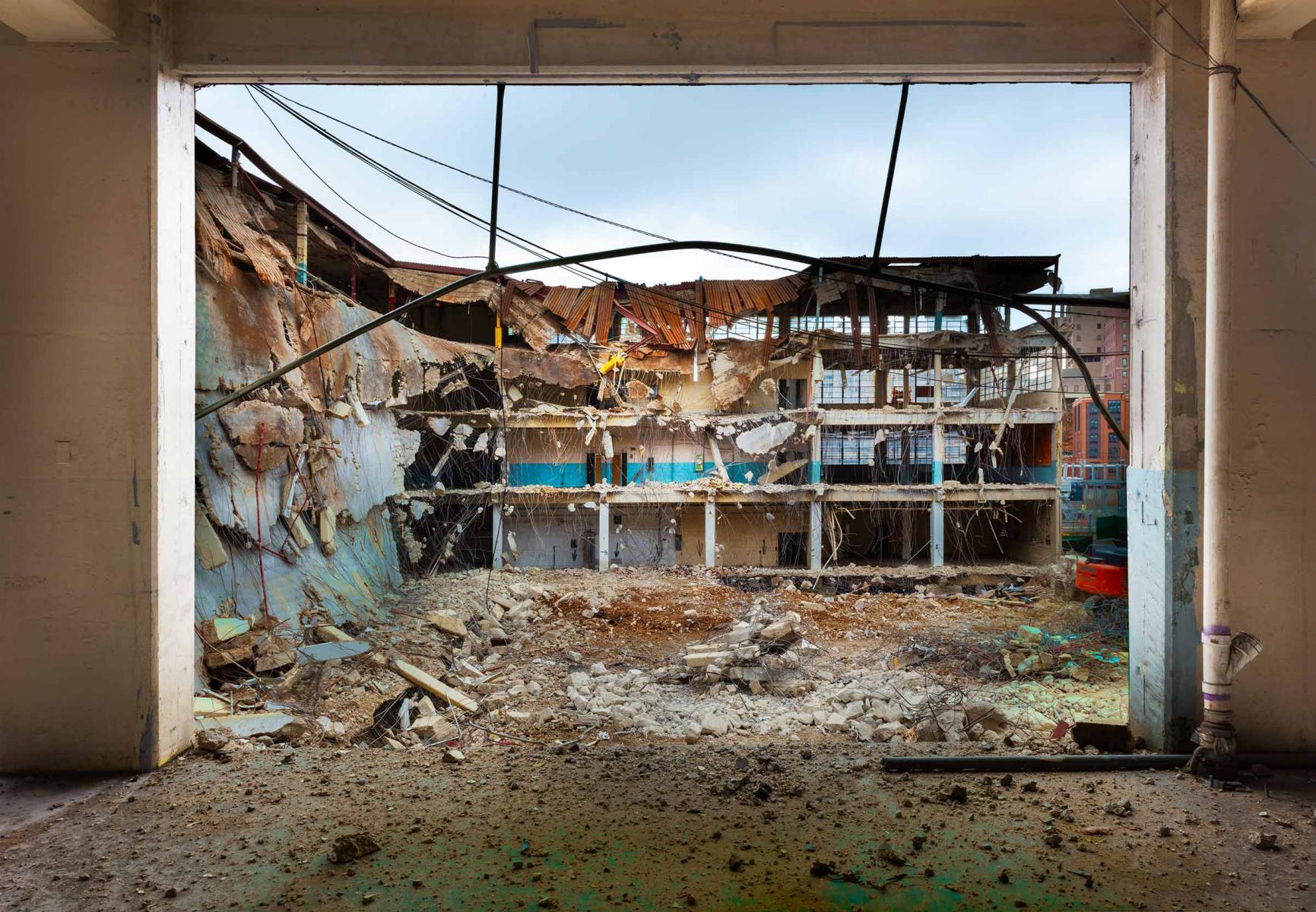 A final farewell view of a once industrial manufacturing giant. : Emerson Radio Renovation : New York NY Architectural Photographer | Interior and Exterior