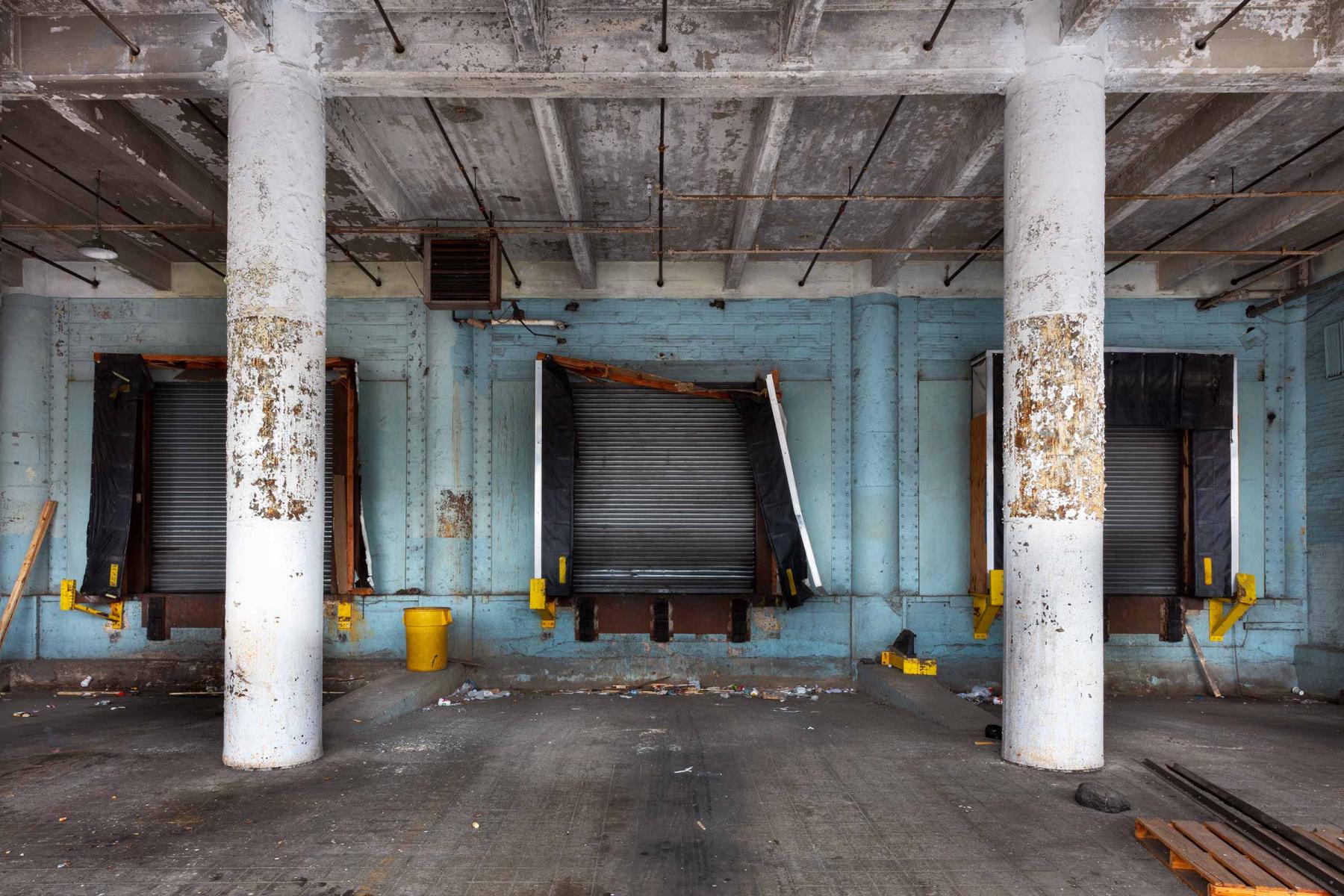 Loading docks. : Emerson Radio Renovation : New York NY Architectural Photographer | Interior and Exterior