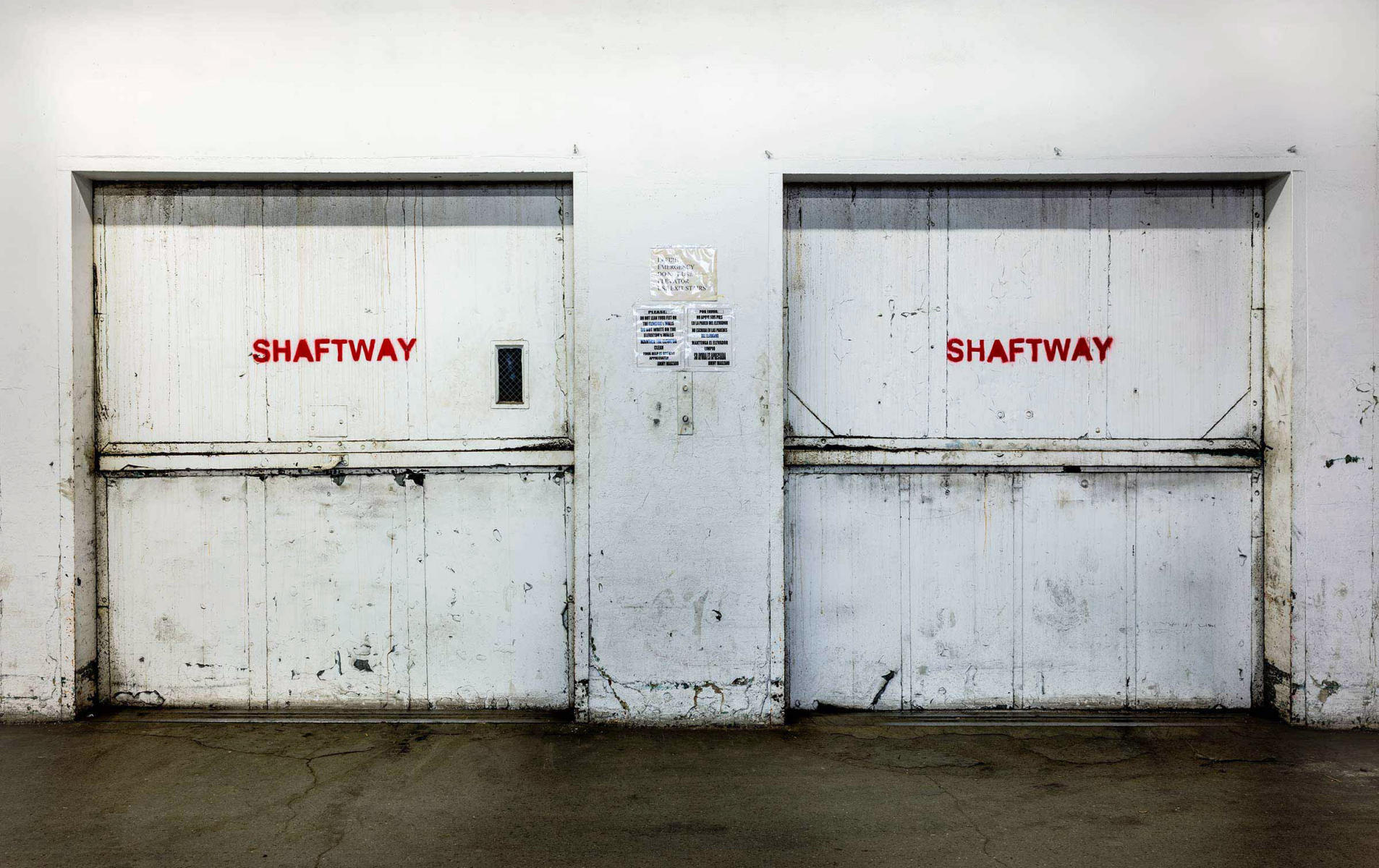 Freight elevator shafts. : Emerson Radio Renovation : New York NY Architectural Photographer | Interior and Exterior