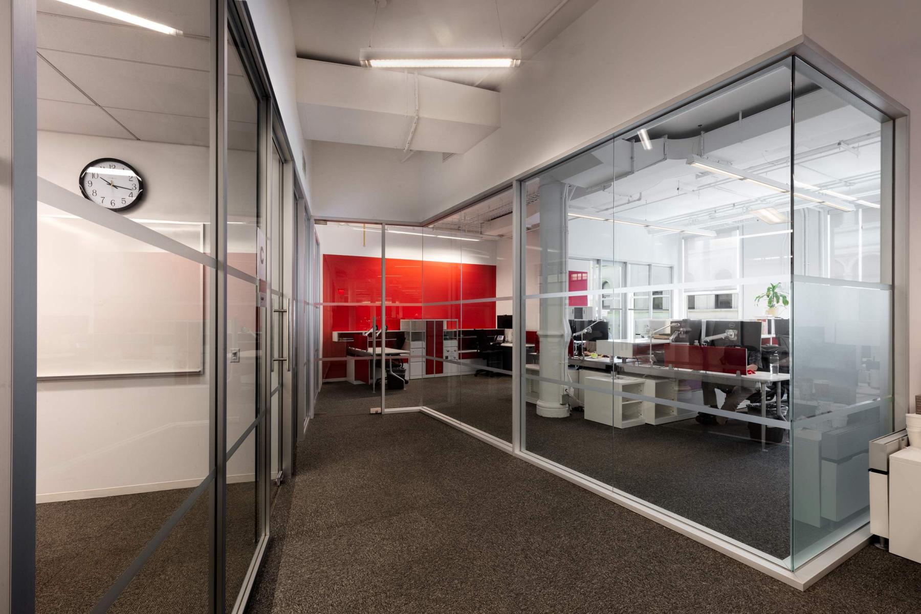 One of the office spaces at the Local 32BJ HQ. : Dynamic Construction NY : New York NY Architectural Photographer | Interior and Exterior Photography