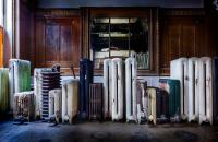 Radiators from the time of steam. - ©2025 Salem Krieger All Rights Reserved NYC Photographer