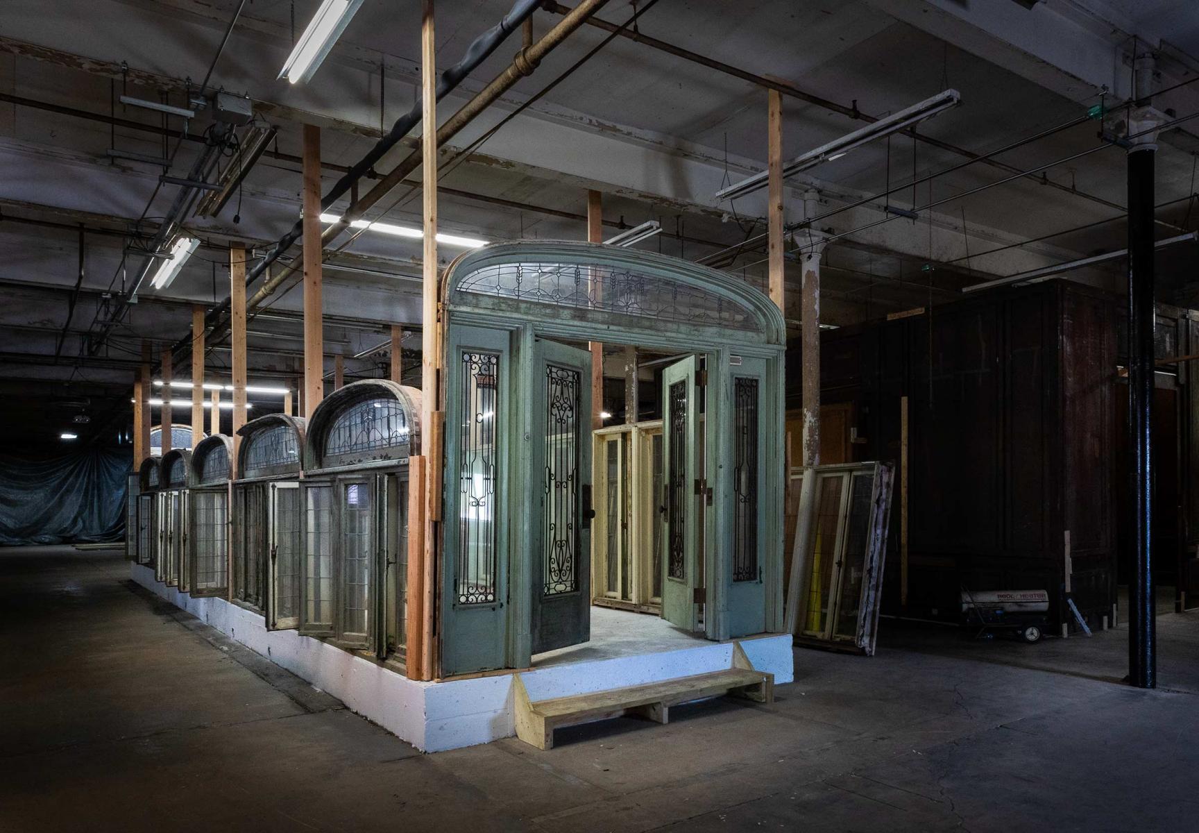 Door entrances from homes that are long gone on view at Irrreplaceable Artifacts in Connecticut. : Miscellanous Projects : New York NY Architectural Photographer | Interior and Exterior