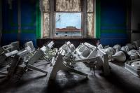 Porcelain sinks and toilets fill floor space at Irreplaceable Artifacts in both Connecticut and NY. - ©2025 Salem Krieger All Rights Reserved NYC Photographer