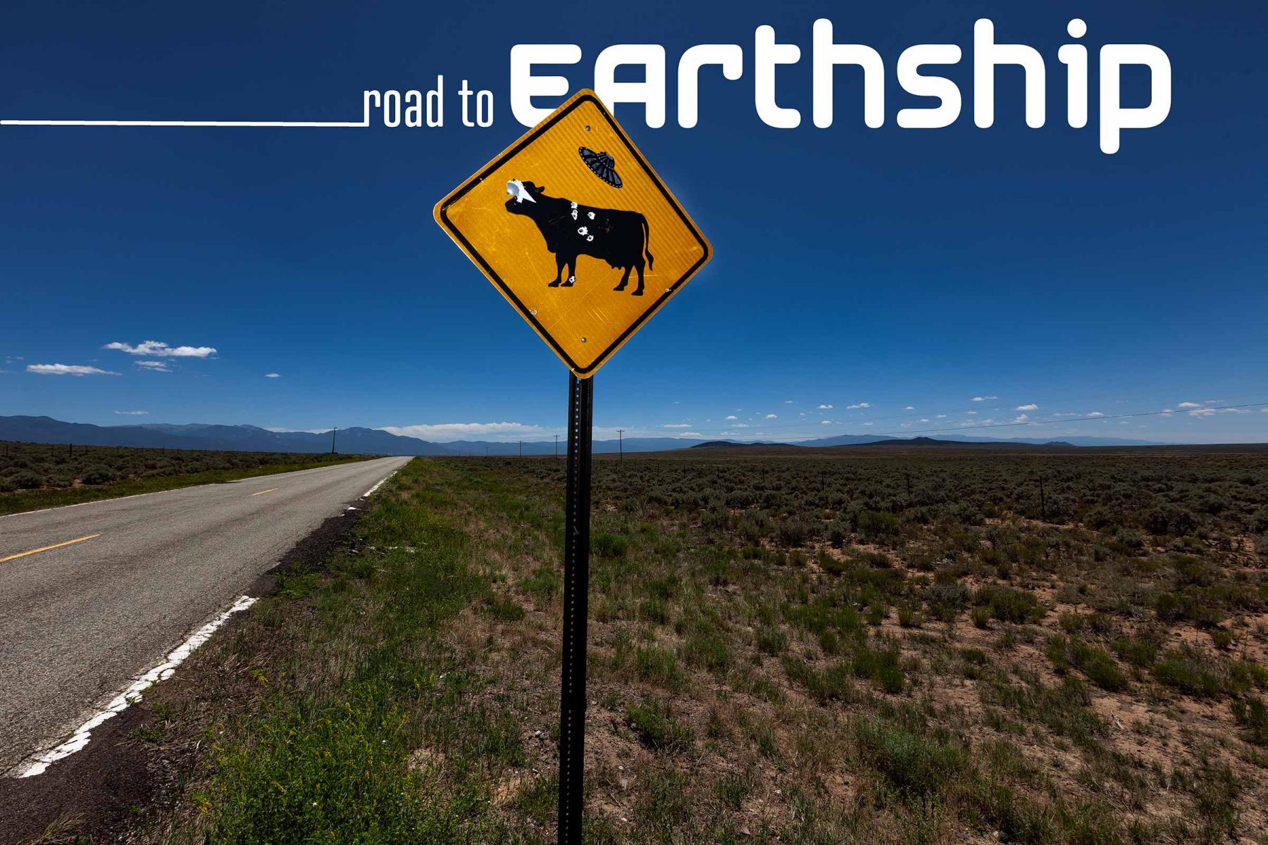 On the road towards Taos - New Mexico.  : Earthship Architecture  : New York NY Architectural Photographer | Interior and Exterior Photography