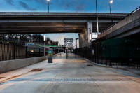 Fort Lee - New Jersey- Port Authority of NYNJ project featuring the renovated Northwalk for pedestrians and bicyclists.  The Northwalk runs from Fort Lee-NJ to NYC at 180th street. - ©2025 Salem Krieger All Rights Reserved NYC Photographer
