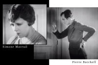 Simone Mareuil (25 August 1903 - 24 Oct. 1954) - was a French actress best known for appearing in the surrealist film Un Chien Andalou.  She appeared in a number of films, most notably director Luis Buñuel's Un Chien Andalou (An Andalusian Dog, 1929). She was the second wife of actor Phillipe Hersent.  After World War II, she returned to Périgueux, where she fell into a deep depression.  She committed suicide by self-immolation - dousing herself in gasoline and burning herself to death in a public square. ................................................................................................................................

Pierre Batcheff (23 June 1901? - 13 April 1932) - was a French actor of Russian origin.  He became a popular film actor from the mid-1920s until the early 1930s, and among his best-known work was the surrealist short film Un Chien Anadalou (1929), made by Luis Buñuel in collaboration with Salvador Dalî.  After appearing in about 25 films, he died at an early age from a drug overdose. - ©2025 Salem Krieger All Rights Reserved NYC Photographer
