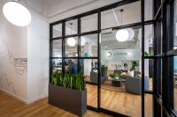Grammarly Software is a cutting-edge technology company.
The interior architectural photography of their newly renovated office Manhattan - NYC. - ©2025 Salem Krieger All Rights Reserved NYC Photographer