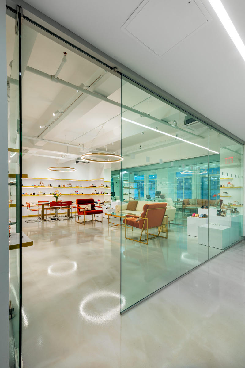 Glass walls installed to be give a clean look. : Dynamic Construction NY : New York NY Architectural Photographer | Interior and Exterior Photography