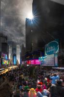Times Square New York City on April 8, 2024 as the sun was about to go into a solar eclipse. Was very cool in that all of New York City took a break to view what the cosmos had planned for us humans so we would chill. - ©2025 Salem Krieger All Rights Reserved NYC Photographer